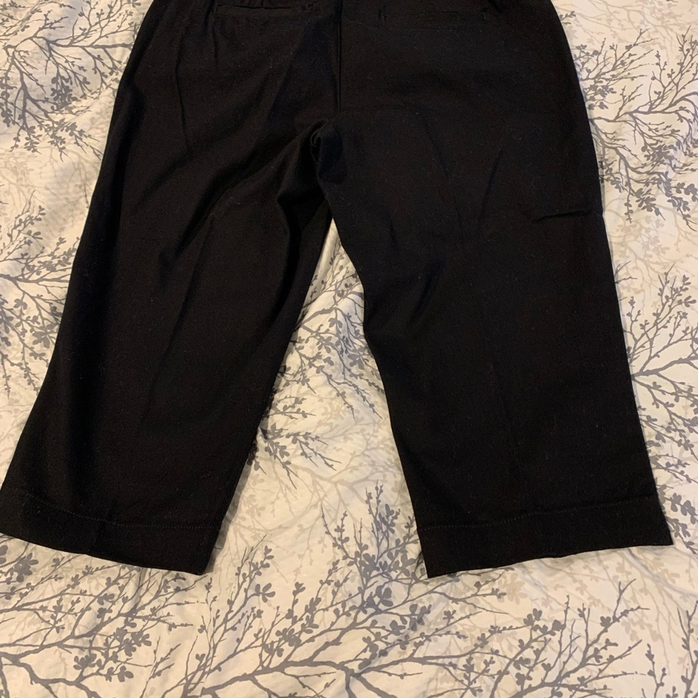 New Black Cropped Pants